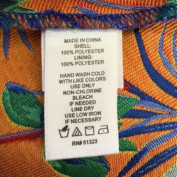 CeCe Havana Fiesta Jacquard Tropical Floral Print Mini Dress Womens 8 Sleeveless - Picture 13 of 14